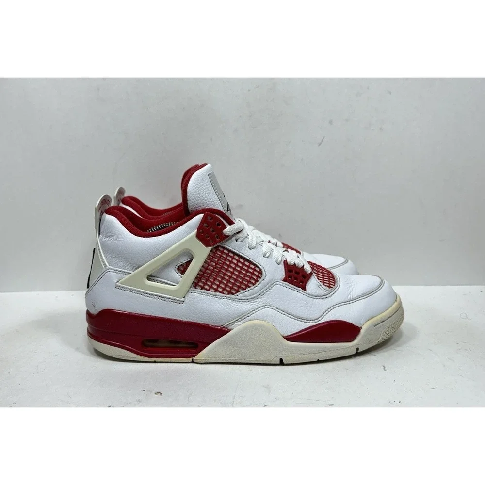 Nike Air Jordan 4 Retro Alternate 89 Sneakers Mens Size 11 Red White 308497-106